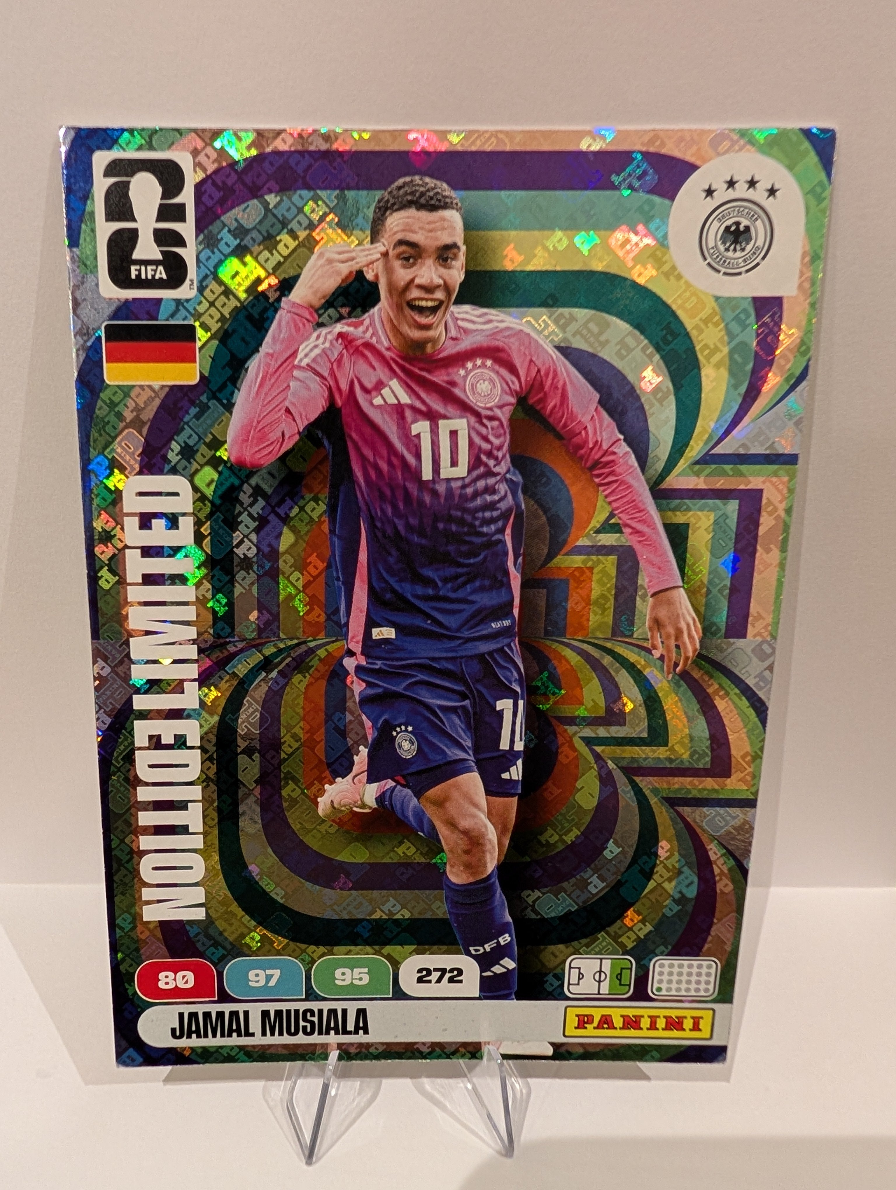 Jamal Musiala - Limited Edition Holo XXL - Panini Adrenalyn XL World Cup 2026