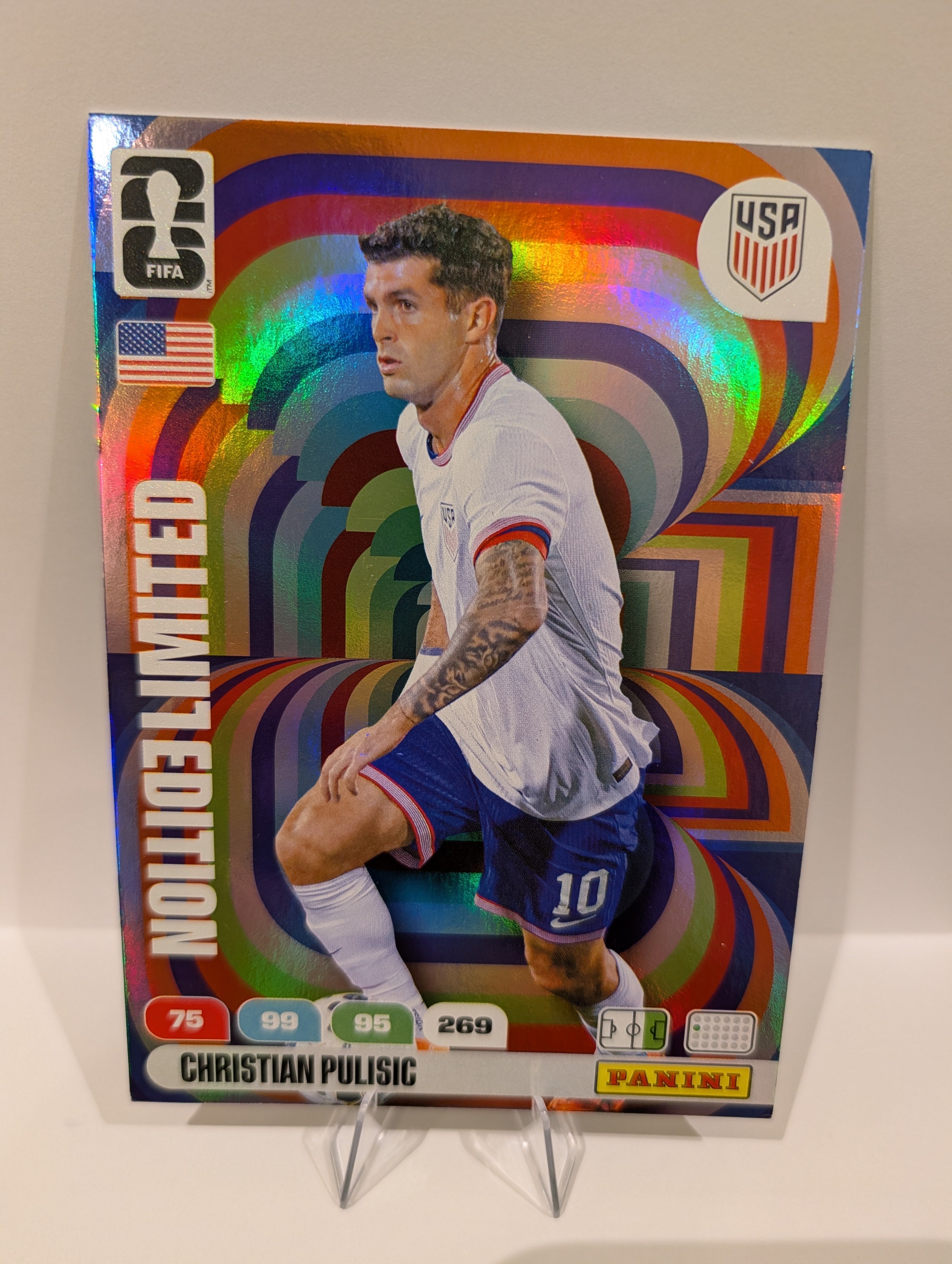 Christian Pulisic - Limited Edition XXL - Panini Adrenalyn XL World Cup 2026