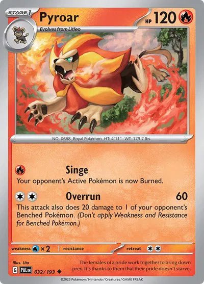 Pyroar - 032/193 - Normal by The Archive Stop on MYNTED