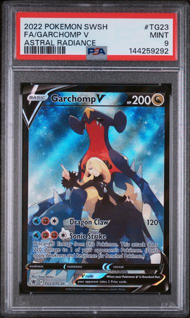 PSA 9 Garchomp V TG23/TG30 Astral Radiance