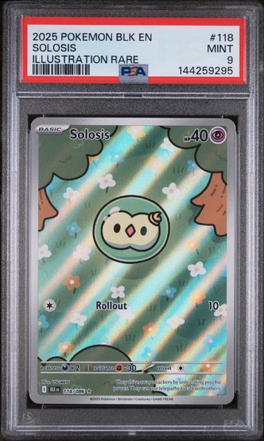 PSA 9 Solosis Illustration Rare Black Bolt
