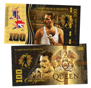 Queen Bohemian Rhapsody 100 Rubles UNCB banknote by UNCB on MYNTED
