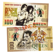 Queen / We will Rock You 100 Rubles UNCB banknote by UNCB on MYNTED
