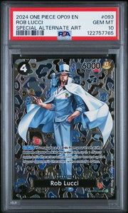 PSA 10 GEM MINT - Rob Lucci SP -  OP05-093