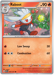 Raboot 037/217 Common | Mega Evolution – Ascended Heroes by Worth the XP on MYNTED