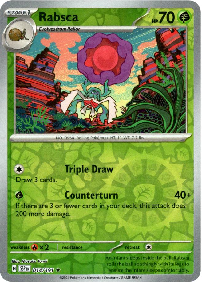 Rabsca [Reverse Holo] 14 Pokemon Surging Sparks by Moe‘s Vault on MYNTED