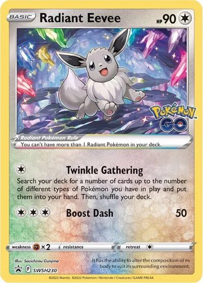 Radiant Eevee SWSH230 (Sword & Shield Promo) by The Archive Stop on MYNTED