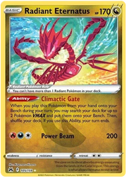 Radiant Eternatus 105/159 - Crown Zenith - Radiant Rare by Light Collectibles on MYNTED