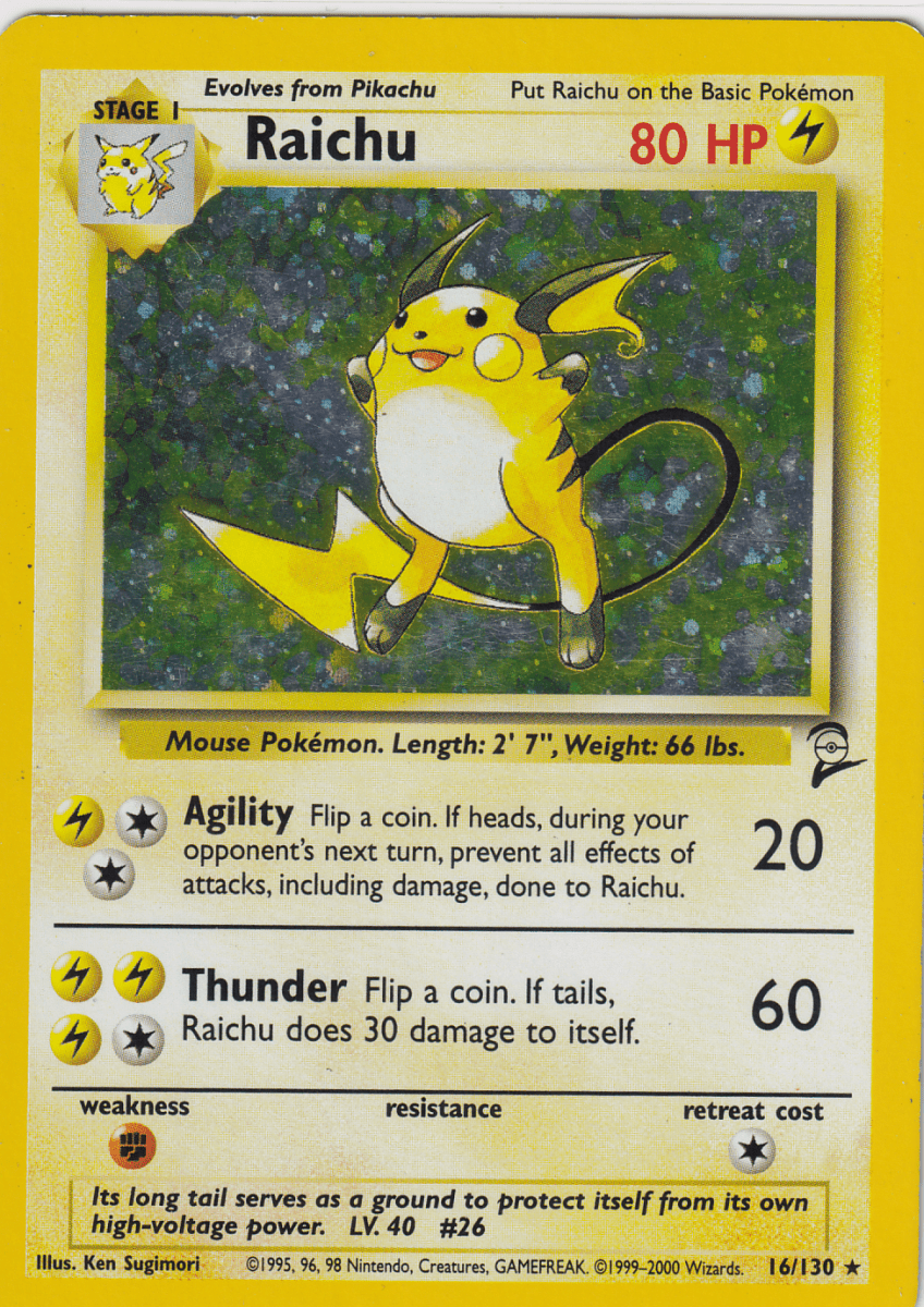 Raichu - Base Set 2 (BS2) by Dusk TCG on MYNTED
