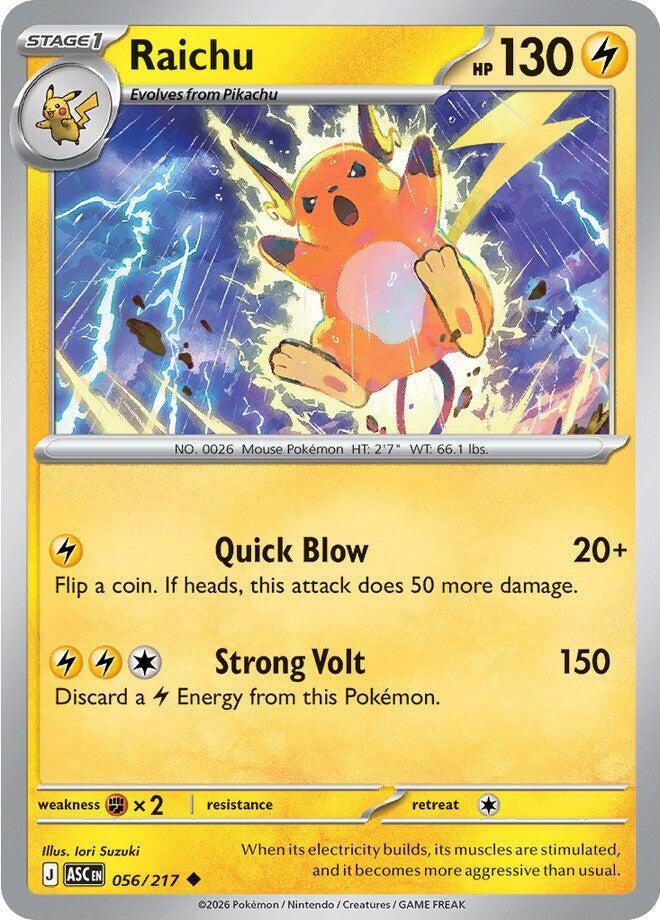 Raichu - ME: Ascended Heroes (ASC) Reverse Holo by Coolectibles on MYNTED