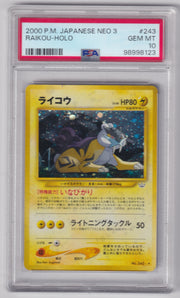 PSA 10 Raikou (JP) Neo Revelation (Japanese) Rare 243