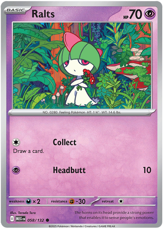 Ralts 058/132 Common | Mega Evolution by Worth the XP on MYNTED
