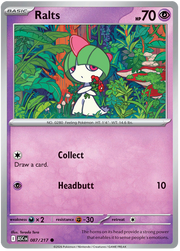 Ralts 087/217 Common | Mega Evolution – Ascended Heroes by Worth the XP on MYNTED