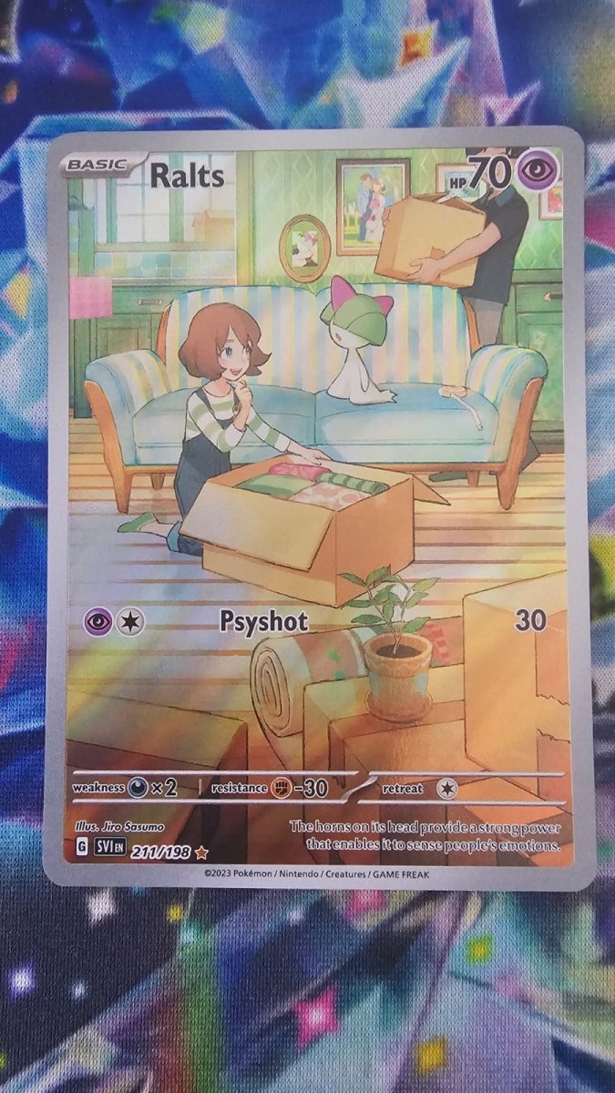 Ralts 211/198 - Scarlet & Violet Base Set - Illustration Rare by Light Collectibles on MYNTED