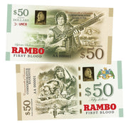 Rambo 1 50 Dollars UNCB banknote by UNCB on MYNTED