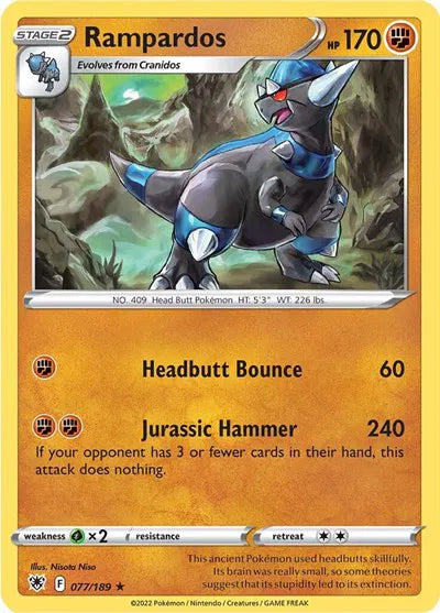Rampardos - 077/189 - Holofoil