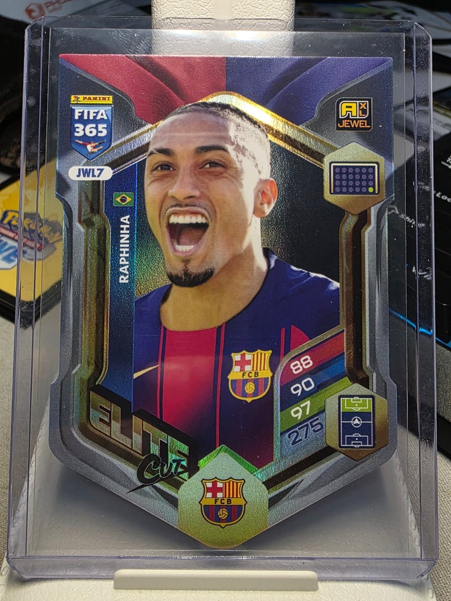 Raphinha Elite Cut Barcelona JWL7 - Panini Fifa 365 Adrenalyn XL 2026. by shad0wknightTCG on MYNTED
