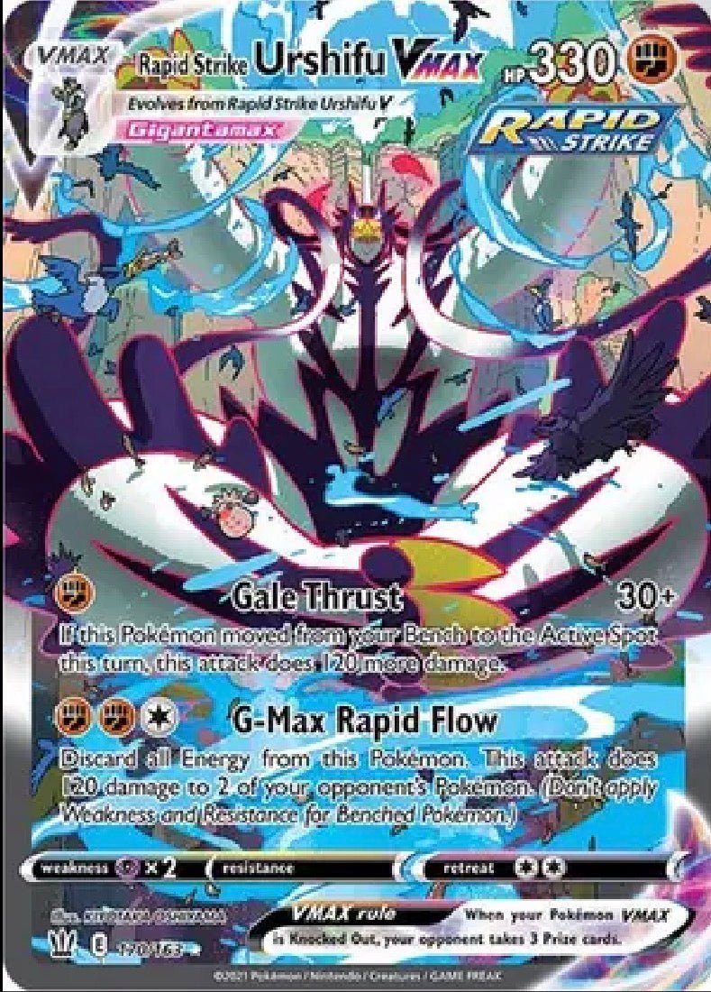 Rapid Strike Urshifu VMAX (Alt Art Secret) 170/163 by MochiTCG on MYNTED