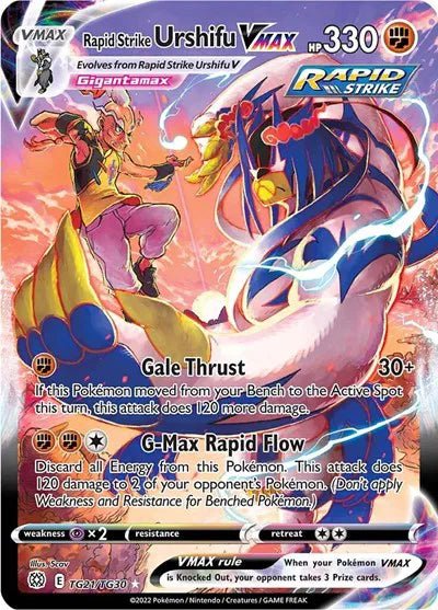 Rapid Strike Urshifu VMAX Brilliant Stars Trainer Gallery Ultra Rare • TG21/TG30 Holofoil by Marnie’s TCG on MYNTED