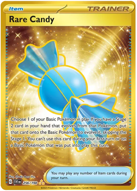 Rare Candy Scarlet & Violet Base Set Hyper Rare 256/198 by The Greatest on MYNTED