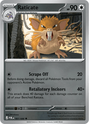 Raticate Perfect Order Uncommon • 061/088 Reverse Holofoil by Shark Pop Culture on MYNTED