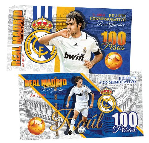 Raul Gonzales 100 Pesos UNCB banknote by UNCB on MYNTED
