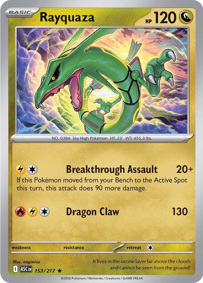 Rayquaza 153/217 - Ascended Heroes - Holo by Light Collectibles on MYNTED
