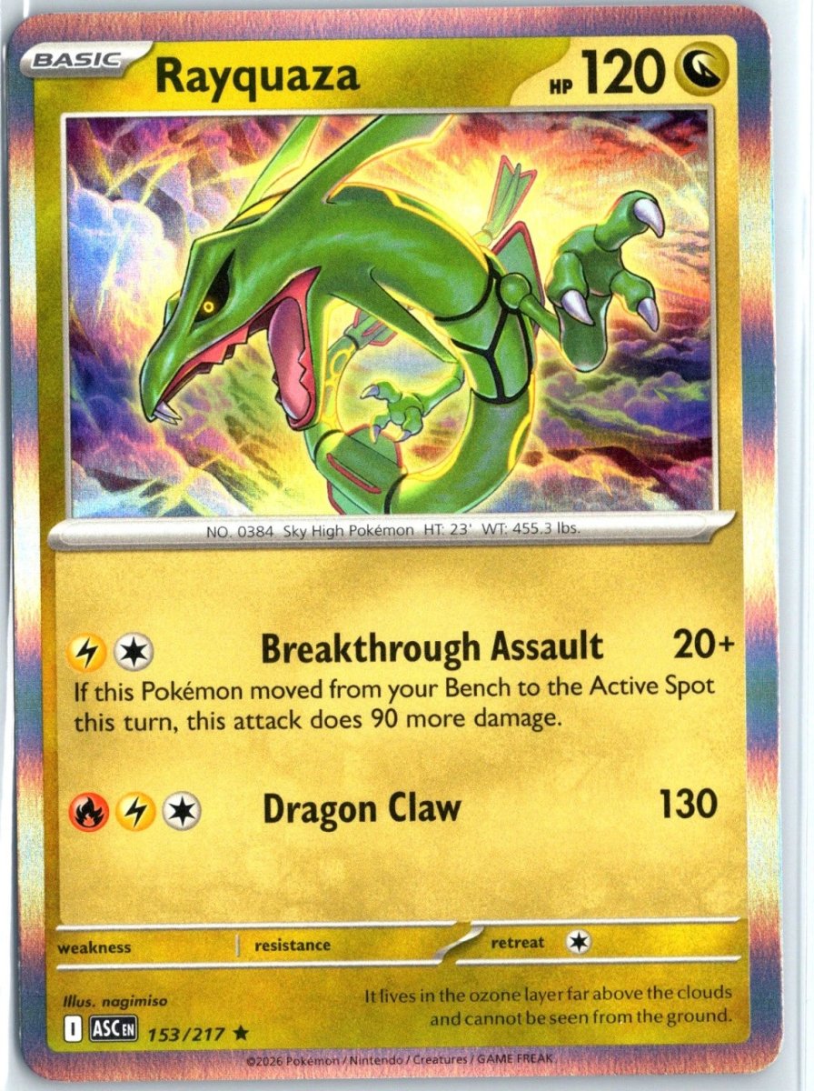Rayquaza - 153/217 (Holo) - ME: Ascended Heroes (ASC) by SAFAQATI on MYNTED