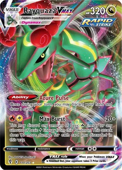 Rayquaza VMAX - Evolving Skies - UR 111/203 - English by MechaKai Collectibles on MYNTED