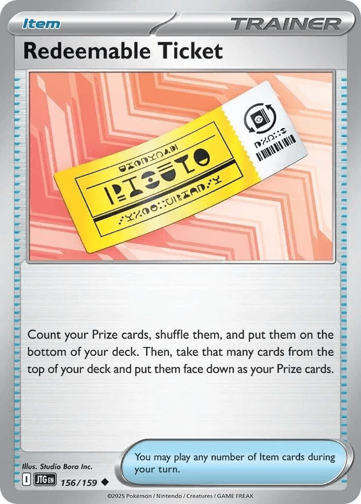 Redeemable Ticket 156 - Journey Together by PokéPW on MYNTED