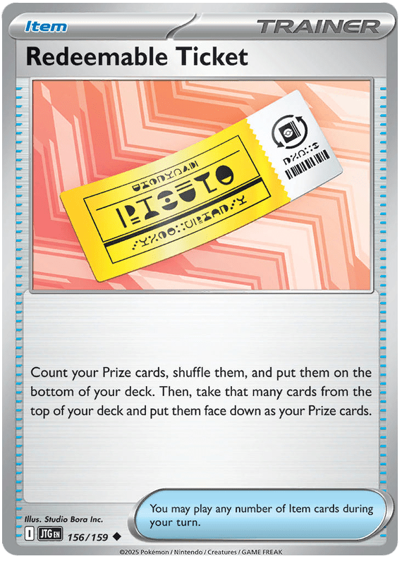 Redeemable Ticket 156/159 Uncommon | Scarlet & Violet – Journey Together by Worth the XP on MYNTED