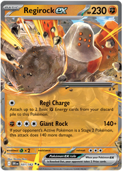 Regirock ex 101/182 Double Rare | Scarlet & Violet – Destined Rivals by Worth the XP on MYNTED