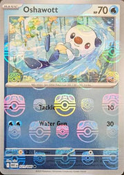 oshawott white flare masterball pattern 021/086