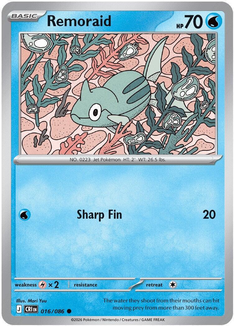 Remoraid 16 Pokemon Chaos Rising by Moe‘s Vault on MYNTED