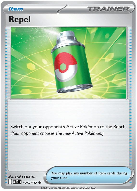 Repel 126/132 Uncommon | Mega Evolution by Worth the XP on MYNTED