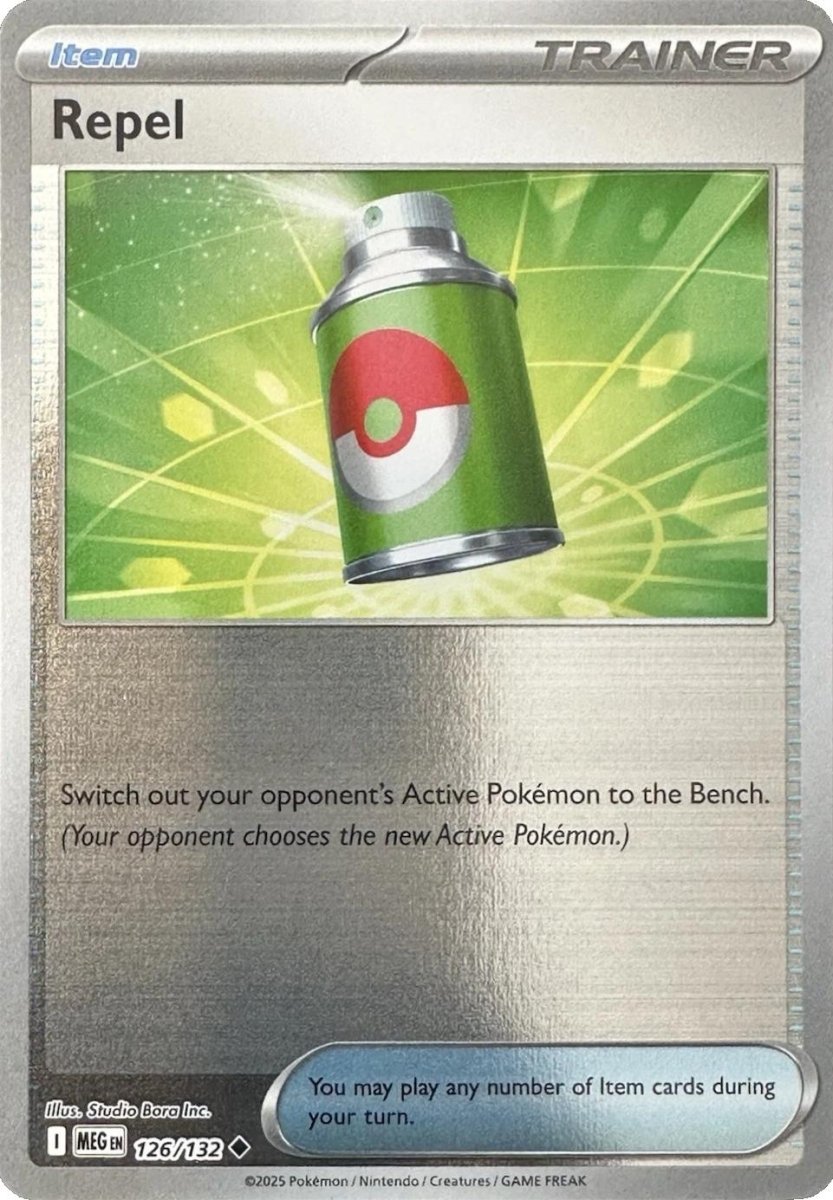 Repel [Reverse Holo] 126 Pokemon Mega Evolution by Moe‘s Vault on MYNTED