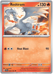 Reshiram 022/142 Uncommon | Scarlet & Violet – Stellar Crown by Worth the XP on MYNTED