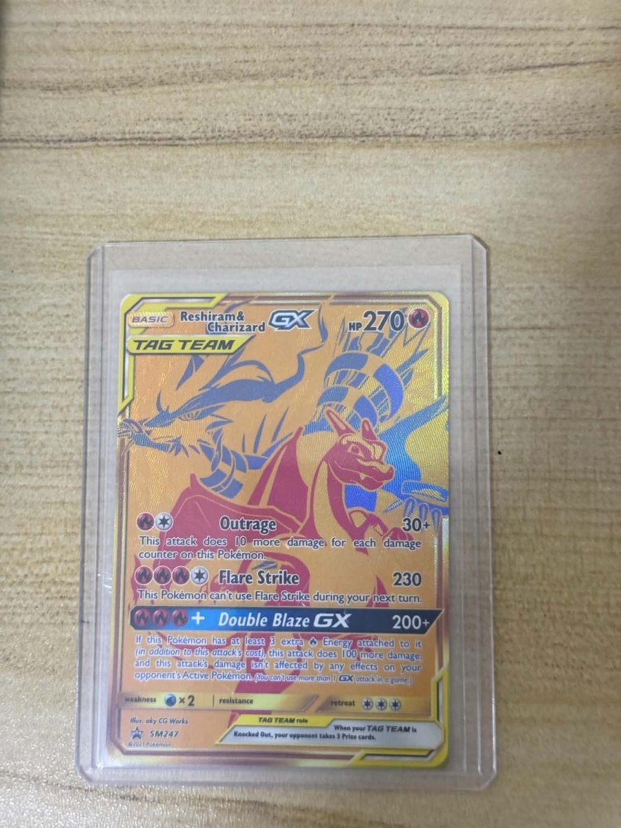 Reshiram & Charizard GX by JAV Kolektibols on MYNTED