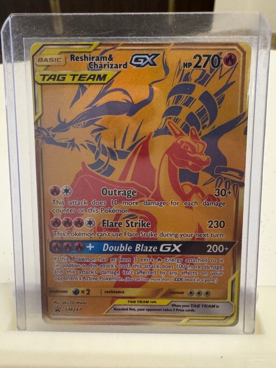 Reshiram & Charizard GX - SM247 Promo by The Archive Stop on MYNTED