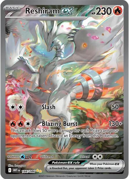 Reshiram ex - 166/086 - SV: White Flare (WHT) by SAFAQATI on MYNTED