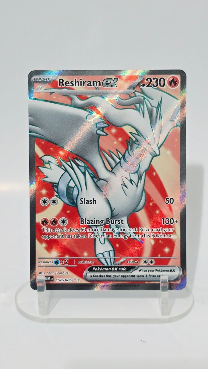 Reshiram ex - White Flare - UR 158/086 - English by MechaKai Collectibles on MYNTED