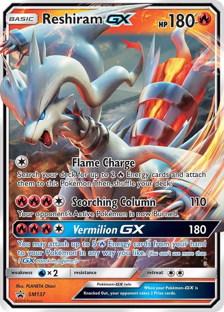 Reshiram GX - SM137 - SM Promos (SMP) by The Greatest on MYNTED