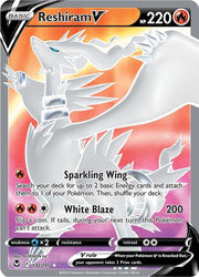 Reshiram V (Full Art) - Silver Tempest 172/195