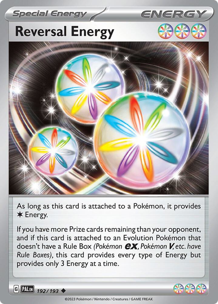 Reversal Energy 192/193 Reverse Holo · Paldea Evolved (PAL) by PokeMarsi on MYNTED