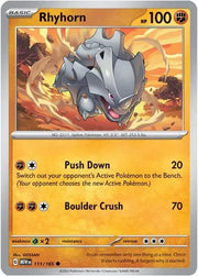 Rhyhorn - 111/165 - Normal by The Archive Stop on MYNTED