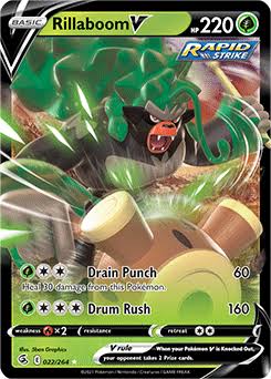 Rillaboom V Fusion Strike 022/264 by ISB Collector on MYNTED
