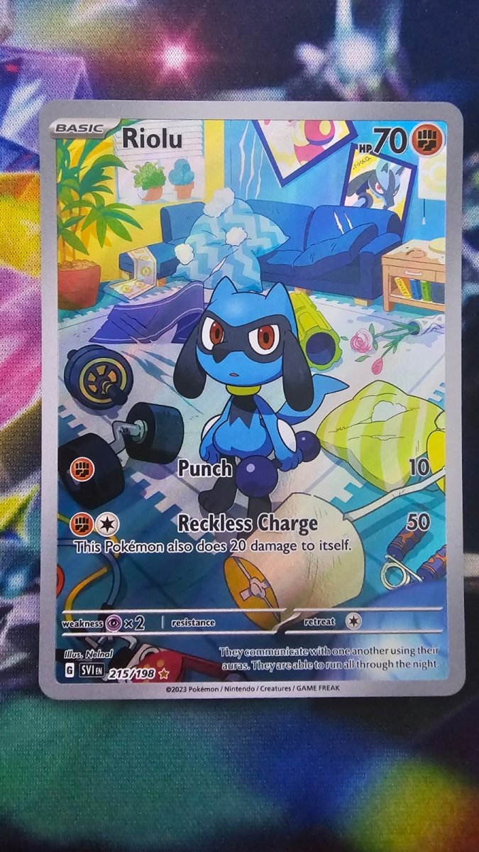 Riolu 215/198 - Scarlet & Violet Base - Illustration Rare by Light Collectibles on MYNTED