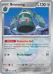 bronzong POKEBALL REVERSE HOLO Prismatic Evolutions 067/131