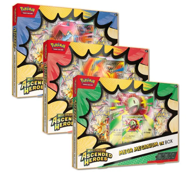 Pokémon TCG: Mega Evolution – Ascended Heroes ex Box - No Shrink