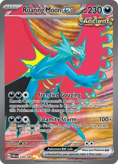 Roaring Moon ex - 229/182 - SV04: Paradox Rift (PAR) by P0kellector on MYNTED